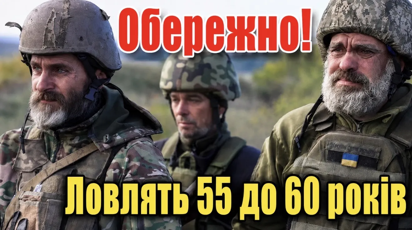 Обережно! Ловлять 55 до 60 років